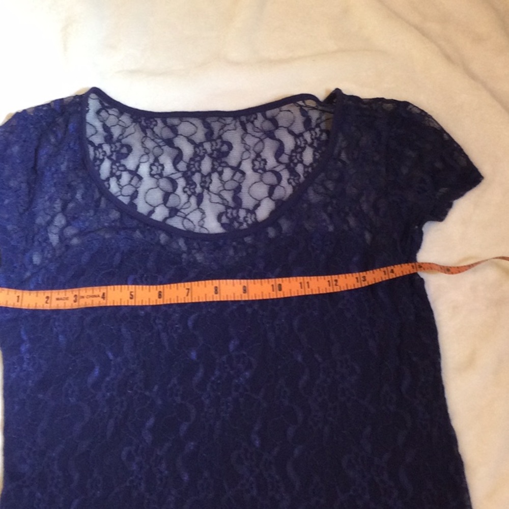 Guess, Navy Blue Lace Dress - Picture 5 of 16